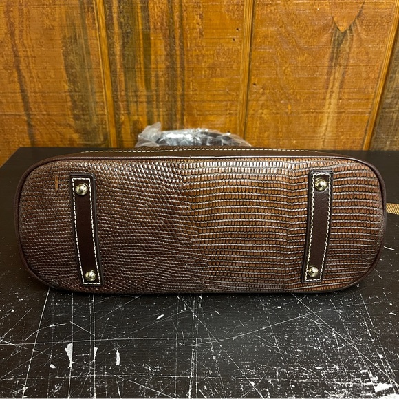 Dooney & Bourke Lizard Embossed Zip Zip Satchel - Picture 4 of 8